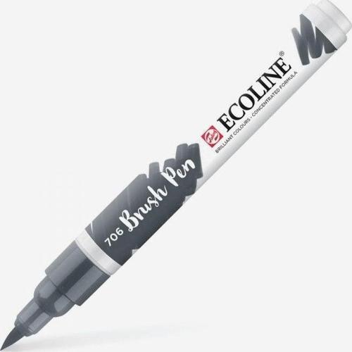 Ecoline Brush Pen Fırça Uçlu Kalem 706 Deep Grey
