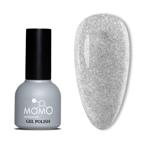 Disko Kalıcı Oje D001 Gümüş 10Ml, Reflective Flash Gel Polish