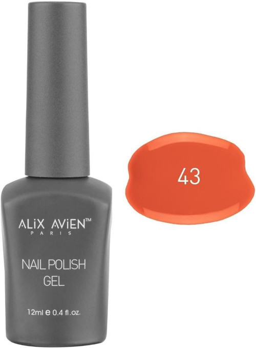 Uv Kalıcı Mercan Jel Oje 43 - Gel Polish - 12 Ml
