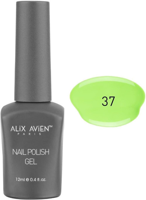 Uv Kalıcı Pastel Yeşil Jel Oje 37 - Gel Polish - 12 Ml