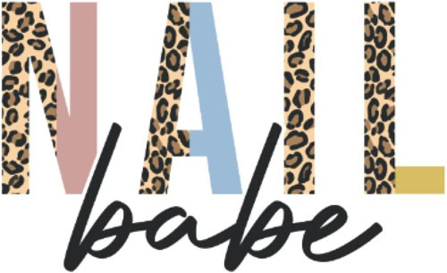 Nail Babe Leopard Nail Artist Nail Technician: Dot Grid Notebook/Journal (6” X 9”) Nail Babe Nail-Ca
