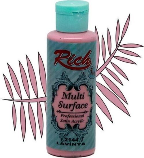 Multi Surface Her Yüzey İçin Akrilik Boya 120 cc. 2144 LAVİNYA