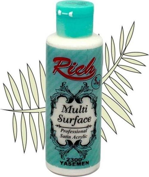Multi Surface Her Yüzey İçin Akrilik Boya 120 cc. 2300 YASEMEN