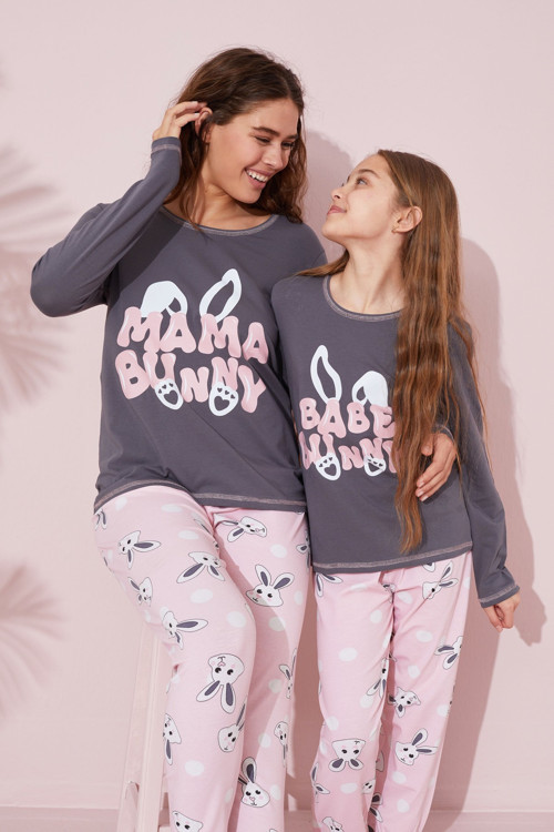 Pamuklu Örme Pijama Takım 24241089