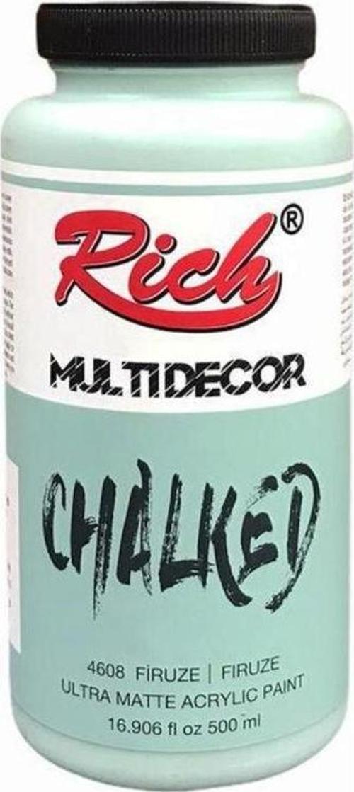 Multi Decor Chalked Akrilik Boya 500 cc. 4608 FİRUZE