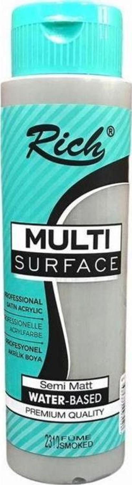 Multi Surface Her Yüzey İçin Akrilik Boya 500 cc. 2310 FÜME