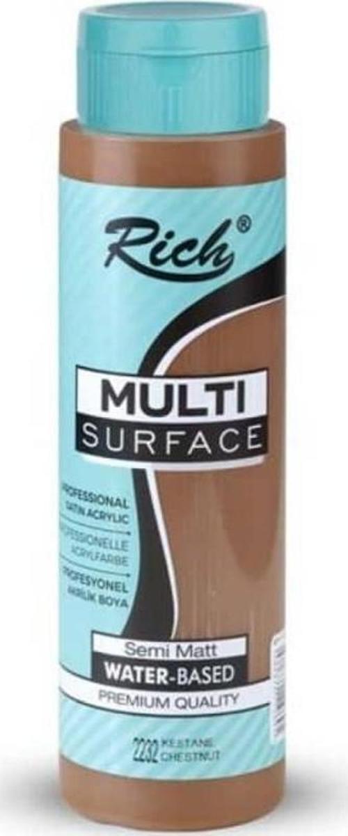 Multi Surface Her Yüzey İçin Akrilik Boya 500 cc. 2232 KESTANE