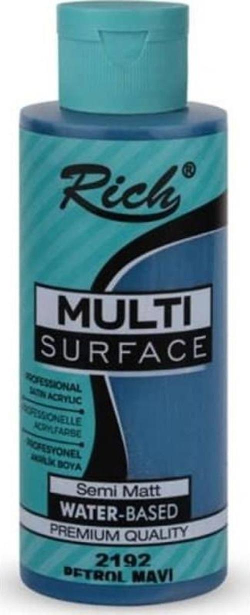 Multi Surface Her Yüzey İçin Akrilik Boya 500 cc. 2192 PETROL MAVİ