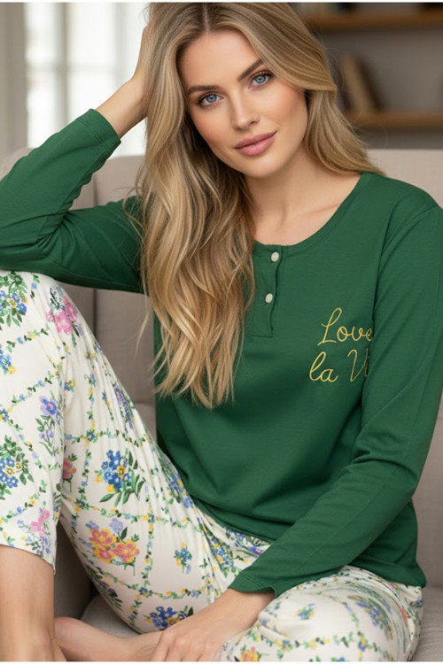 Örme Pamuklu Pijama Takım25240255