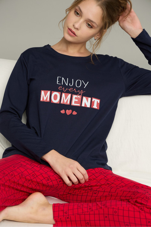 Örme Pamuklu Pijama Takım25240256