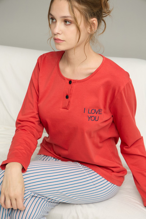 Örme Pamuklu Pijama Takım25240260
