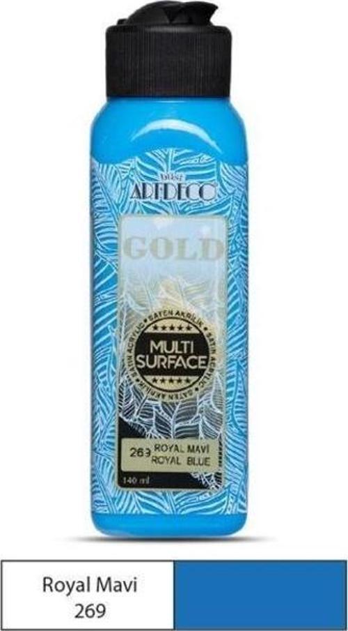 Gold Multi Surface Akrilik Boya 140 ml. 269 ROYAL MAVİ
