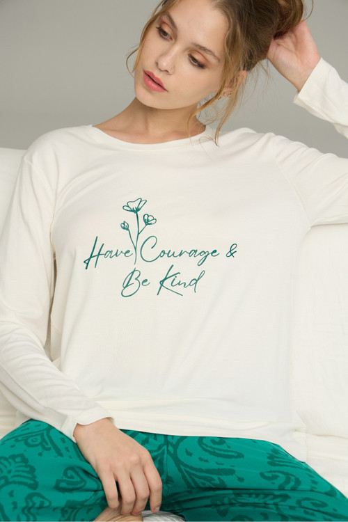 Örme Pamuklu Pijama Takım25240233