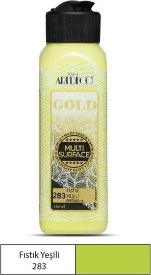 Gold Multi Surface Akrilik Boya 140 ml. 283 FISTIK YEŞİLİ