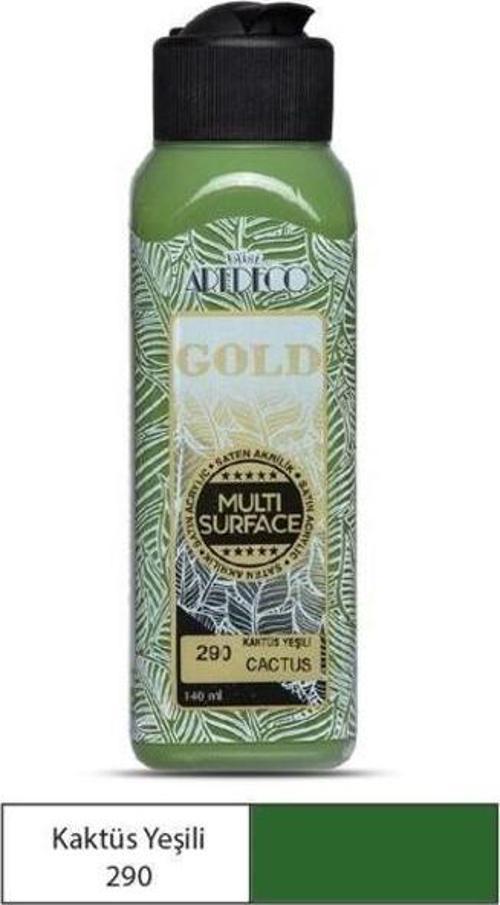 Gold Multi Surface Akrilik Boya 140 ml. 290 KAKTÜS YEŞİLİ