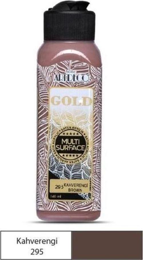 Gold Multi Surface Akrilik Boya 140 ml. 295 KAHVERENGİ