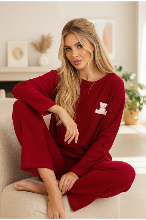 Havlu Kumaş Örme Pijama Takım25226007