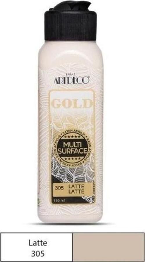Gold Multi Surface Akrilik Boya 140 ml. 305 LATTE