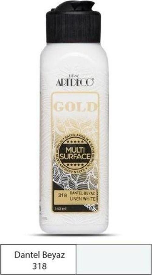 Gold Multi Surface Akrilik Boya 140 ml. 318 DANTEL BEYAZ