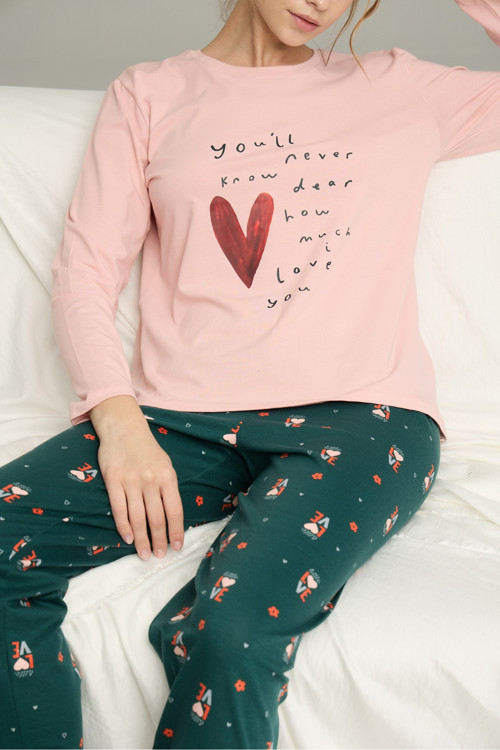 Örme Pamuklu Pijama Takım25240246