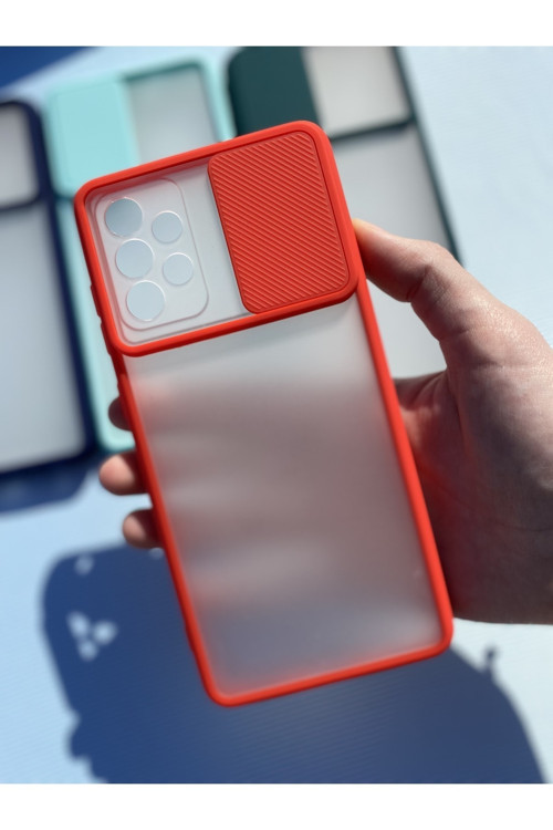Samsung Galaxy A52 Kamera Sürgülü Kılıf