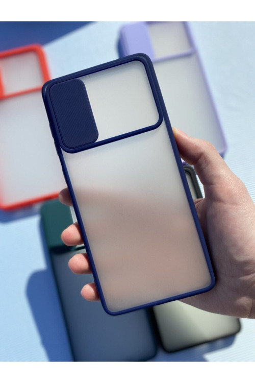 Samsung Galaxy A71 Kamera Sürgülü Kılıf