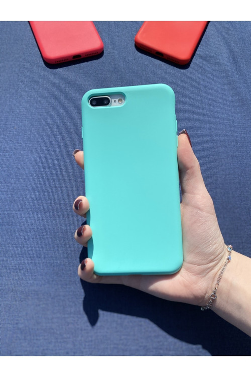 Iphone 7 Plus ve 8 Plus Uyumlu İçi Kadife Silikon Kılıf