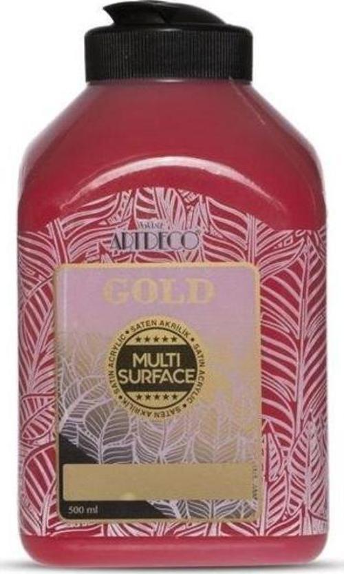 Gold Multi Surface Akrilik Boya 500 ml. 224 ÇİLEK KIRMIZI