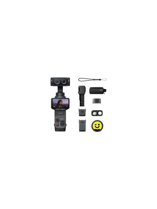 Luna Ultra Creator Bundle 8k Çift Lensli Gimbal Siyah Aksiyon Kamerası