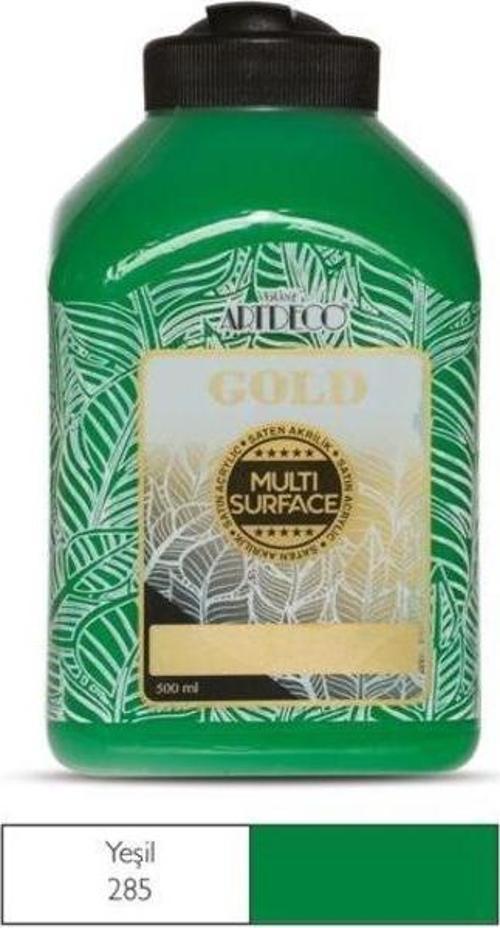 Gold Multi Surface Akrilik Boya 500 ml. 285 YEŞİL