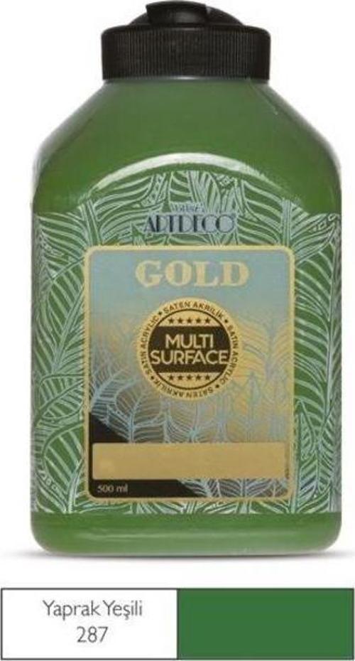 Gold Multi Surface Akrilik Boya 500 ml. 287 YAPRAK YEŞİLİ