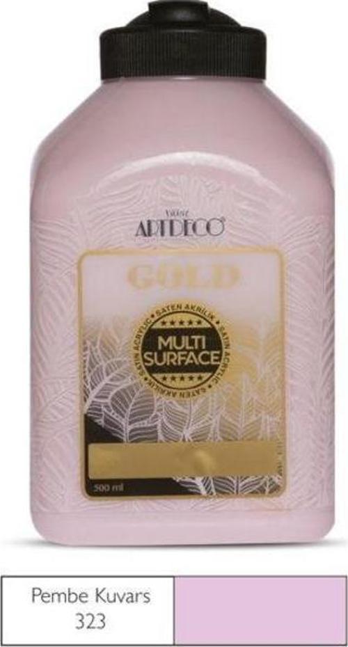 Gold Multi Surface Akrilik Boya 500 ml. 323 PEMBE KUVARS