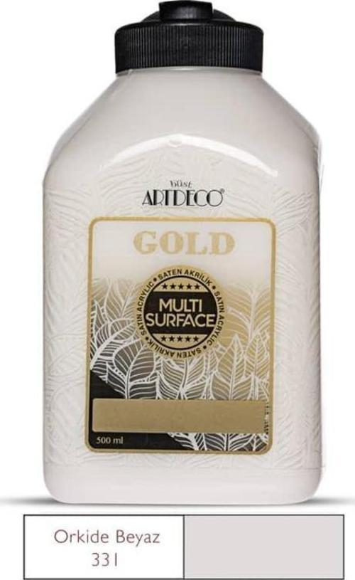 Gold Multi Surface Akrilik Boya 500 ml. 331 ORKİDE BEYAZI