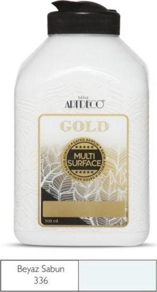 Gold Multi Surface Akrilik Boya 500 ml. 336 BEYAZ SABUN