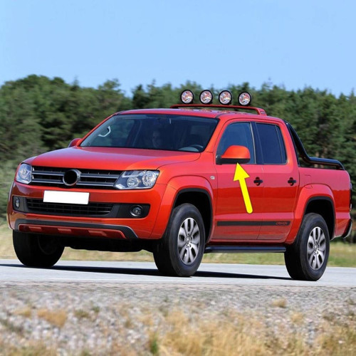 Sol Dış Dikiz Ayna Alt Kapağı Siyah 2H0857603D Vw Amarok Ile Uyumlu 2010-2022