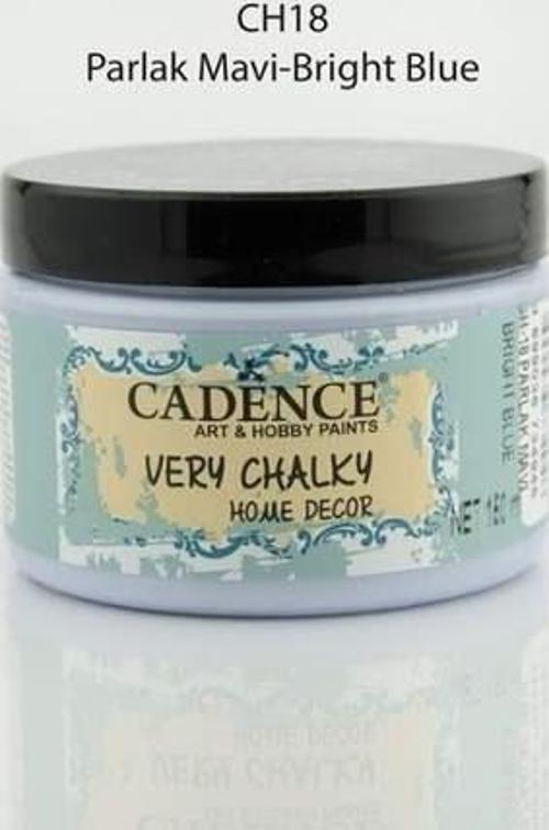 Very Chalky Home Decor Mobilya Boyası 150 ml. CH-18 PARLAK MAVİ