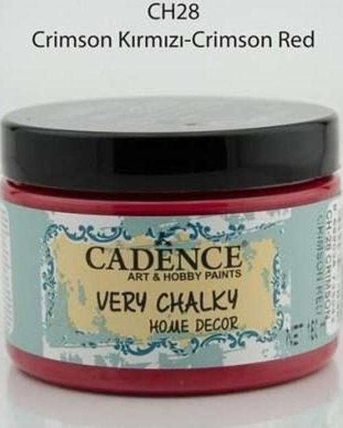 Very Chalky Home Decor Mobilya Boyası 150 ml. CH-28 CRIMSON KIRMIZI