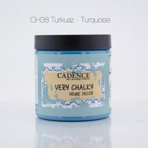 Very Chalky Home Decor Mobilya Boyası 500 ml. CH-38 TURKUAZ