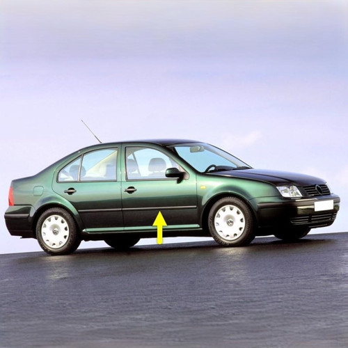 Sağ Ön Kapı Çıtası Siyah Plastik 1J4853516F Vw Bora Ile Uyumlu 1999-2005