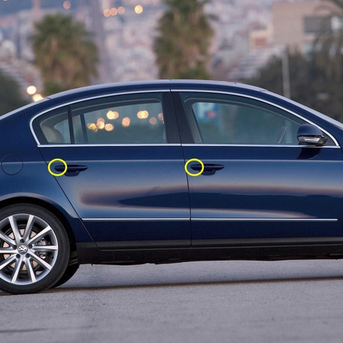 Sağ Ön Arka Uyumlu Dış Kapı Kolu Kapağı 3C0837880A Vw Passat Cc Ile Uyumlu 2013-2017