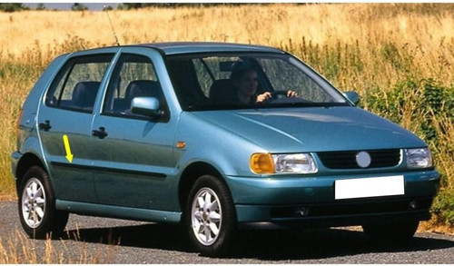 Sağ Arka Kapı Orta Çıtası Siyah 6N4853754A Vw Polo Hatchback Ile Uyumlu 1994-1999