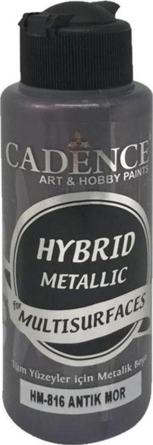 Hybrid Multisurface Metalik Boya 120 ml. HM-816 ANTİK MOR