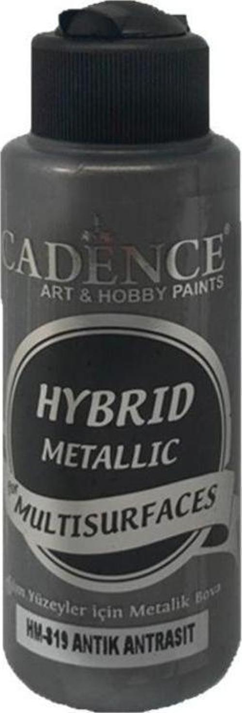 Hybrid Multisurface Metalik Boya 120 ml. HM-819 ANTİK ANTRASİT