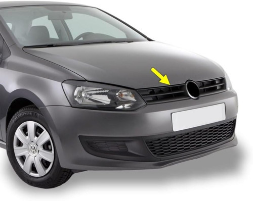 Ön Panjur Kromsuz Siyah Tip 6R0853651B Vw Polo Ile Uyumlu 2010-2014