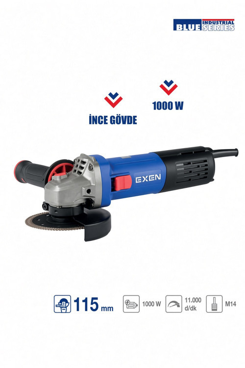 EPA 1015 - 115mm 1000W Elektrikli Avuç Taşlama Profesyonel Spiral