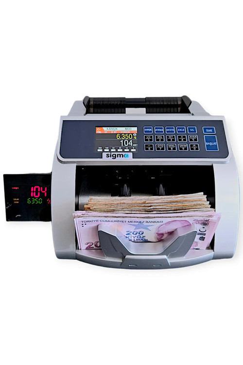 Sc 7500 Karışık Para Sayma Makinesi - Ofis Tipi Geçersiz Banknot Kontrollü Para Sayma Makinesi