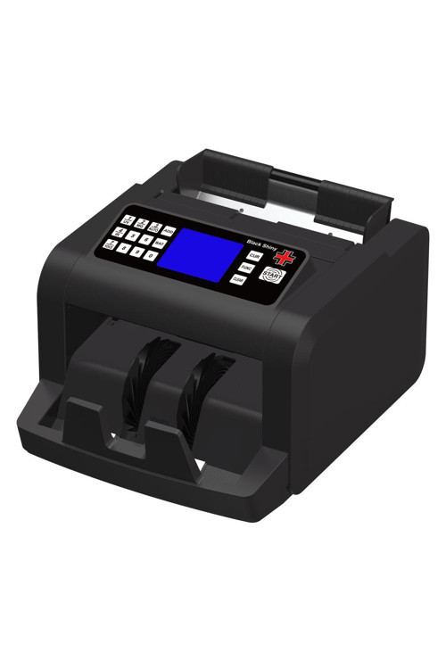 Black Shiny Para Sayma Makinesi – Tl, Eur Karışık Sayım Geçersiz Birim Tespiti + Müşteri Ekranı