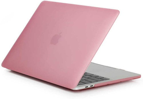 Apple Macbook Pro 14Inç M1/M2 A2442 A2779 Ile Uyumlu Kılıf Mat Ön Arka Kapak Pembe