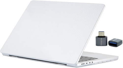Mcstorey Macbook Air M1 Kılıfı A2337 A2179 A1932 Uyumlu 13.3 İnç Karbon Fiber Desenli Hard Case Sert