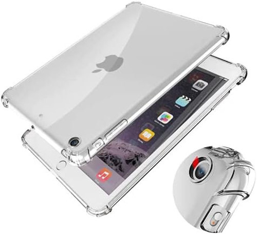 Apple Ipad Mini 4 Ile Uyumlu Kılıf Darbelere Dayanıklı Şeffaf Kapak A1538 A1550 Renksiz